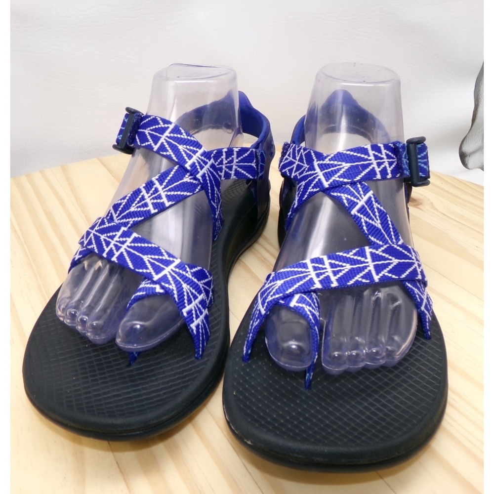 Chaco Z Canyon 2 Sandals Womens Blue Directive Royal Size 9 Hiking Water Adj.